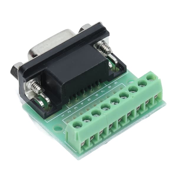 DB9 Hona Terminal Breakout Board 9 Position Skruv Adapter RS232 RS485 Kontakt