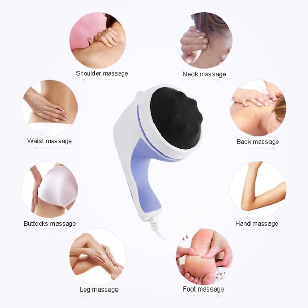 Elektrisk massager Anti-cellulite-enhed Kropsfedttab Vibrationsmassage