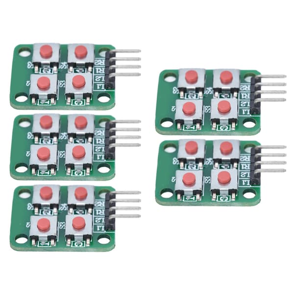 5 STK 2x2 Scan 4 Tastaturmodul Array Tastbryter Elektrisk Kontroll