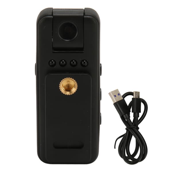 1080P 12MP Natkamera til kroppen 5H Loop-optagelse 1000mAH Batteri Lommevideooptager