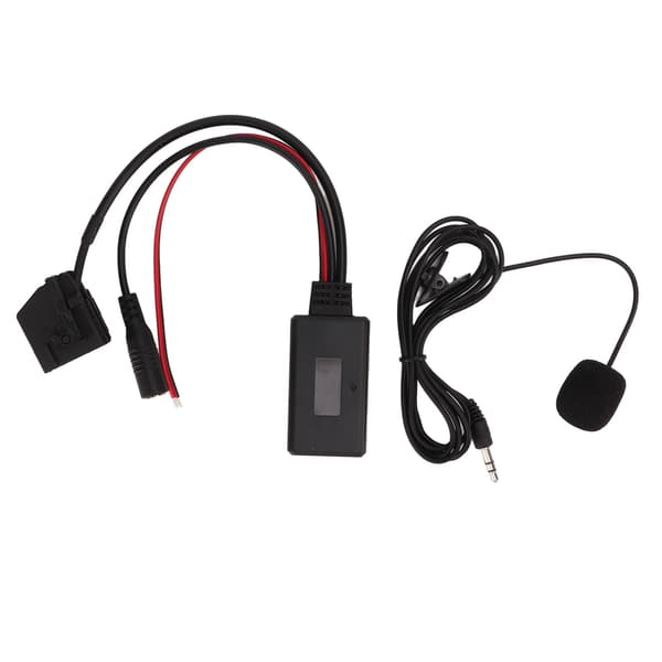 Bluetooth Bil Audio Adapter Aux Kabel med Mikrofon for Seat Altea Leon Toledo