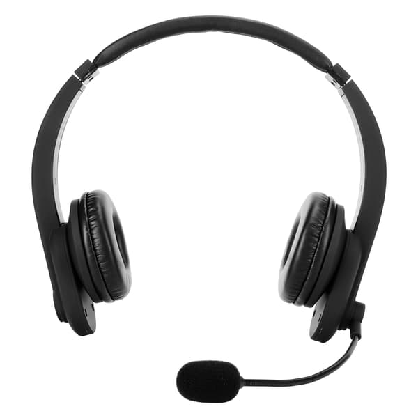 Trådløst Bluetooth 5.2 Headset Støjreducerende Komfortabel Roterbar Mikrofon Kontor Telefon Headset Sort