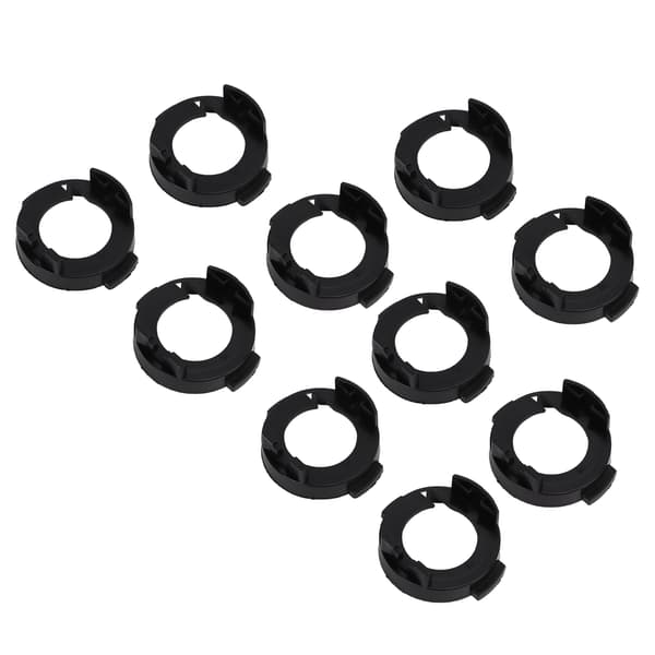 10 stk. LED-frontlyktbaseholdere, profesjonell, liten, lett ABS-pæreholder