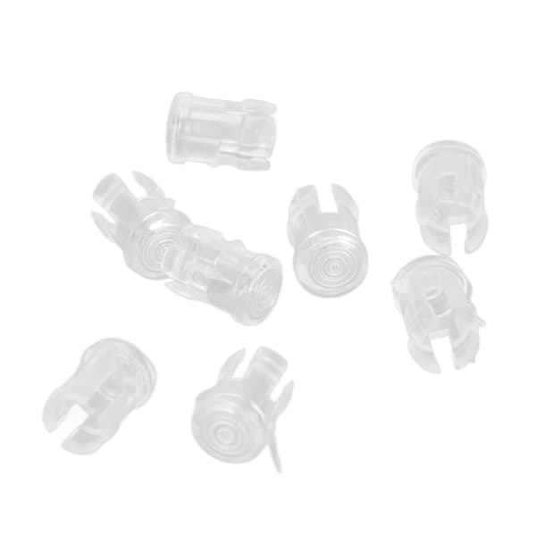 100 st 3 mm LED-ljusemitterande diod transparent skyddskåpa elektronisk komponent