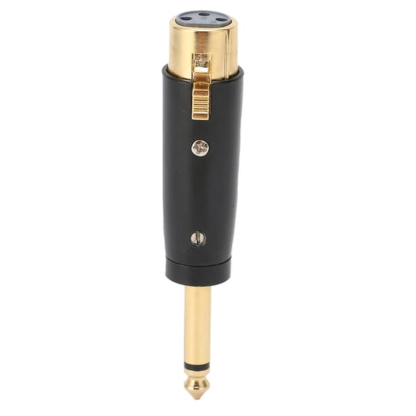 6,35 mm Mono Hane till XLR Hona Ljudadapter Gitarr Mikrofonkabel Gränssnitt