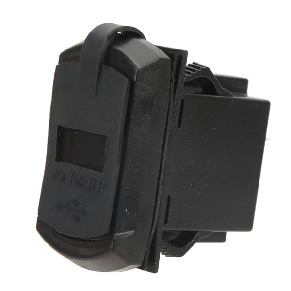 PD QC 3.0 USB Biloplader med Voltmeter Blåt Baggrundslys 12V 24V Input 5V 3.1A Output til Biler Motorcykler RV'er