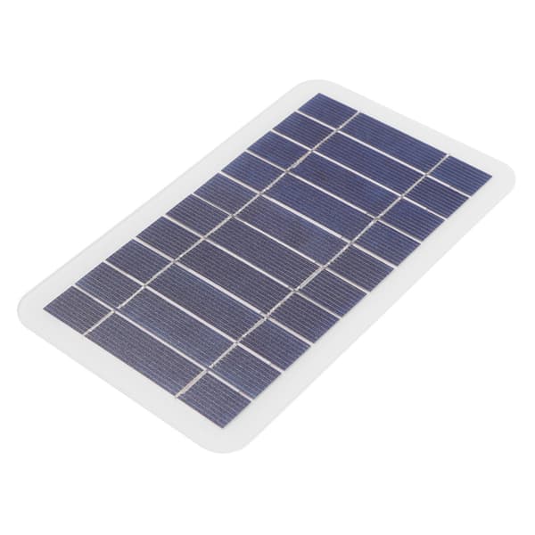 2W 5V solcellepanel polykrystallinsk silisium nødstrømforsyning 400mA bærbart solcellepanel lader