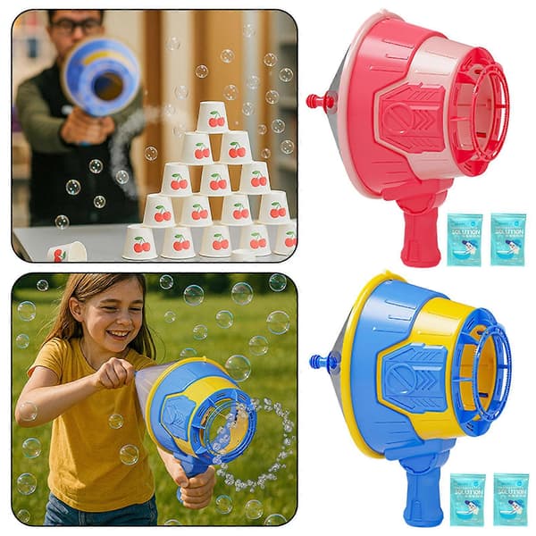 Bubbelblåsare för festgåvor Hög effekt Utomhusparker Picknick Blue