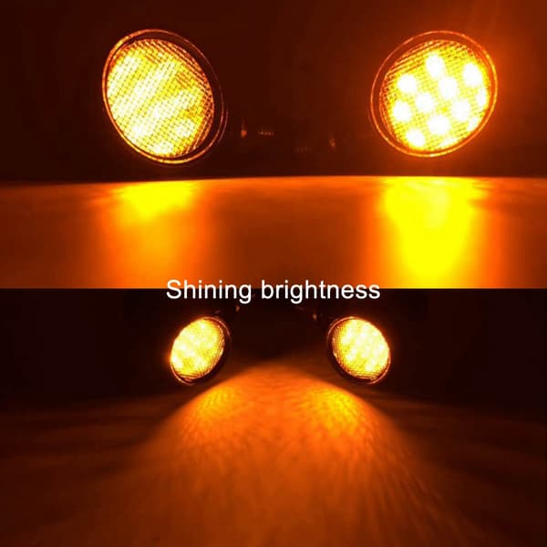 Metal Skal Retro Gitter Motorcykel Blinklys LED Bremselys Flash Lampe (Sort)