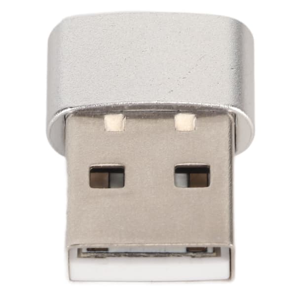 Mouse Jiggler 2 tilstande Holder skærmen aktiv Plug and Play Mini Mouse Shaker til spilmøde Præsentation Sølv