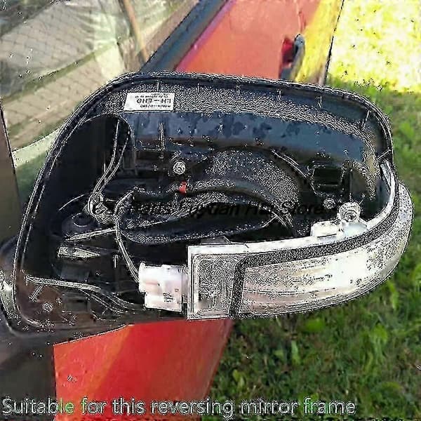 egnet til Toyota Auris 2009 - 2012 Bakspejlsdæksel Biltilbehør White  Left