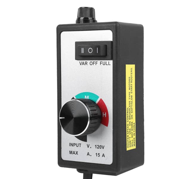 1800W variabel viftehastighetskontroller for hydroponisk inline avtrekksvifte US-plugg 110V med 1 meter kabel