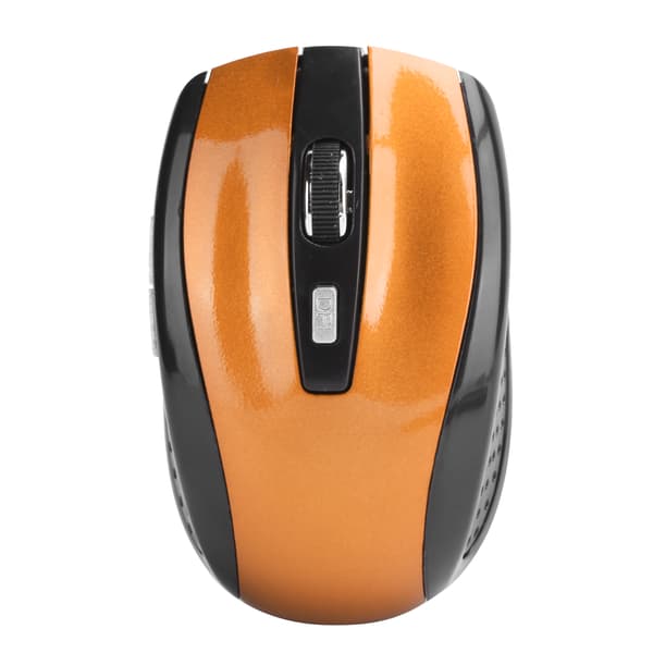 Trådløs Gaming Mus Justerbar DPI 250Hz Optisk Orange Notebook Computertilbehør