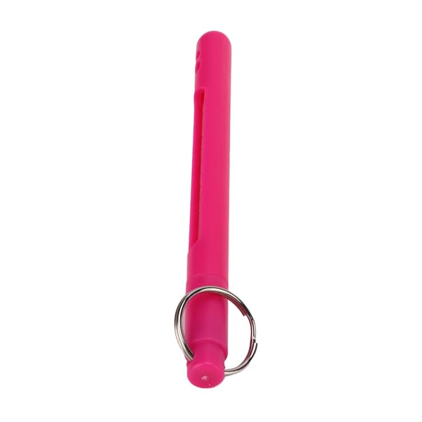 Fluefiske Vannstrømtermometer Eksperimentell Glassstav med Hengende Ring Rosa