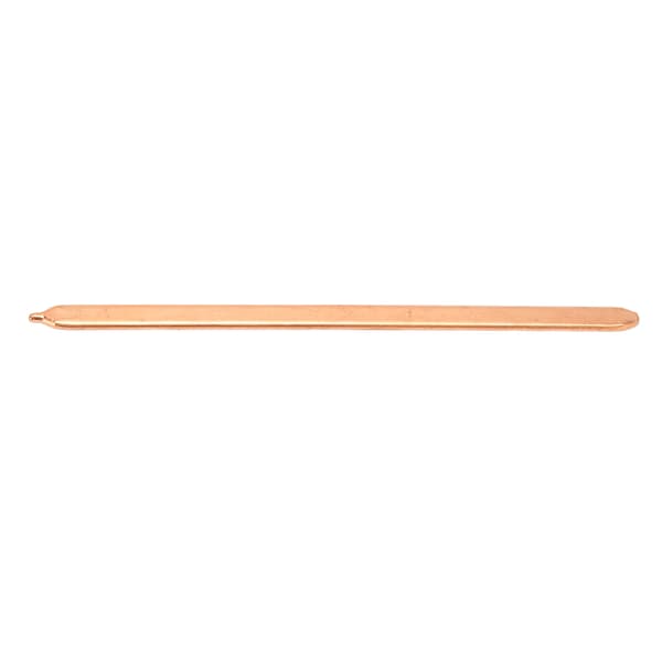 Fladt varmerør CPU-køling Blank DIY Svejsning Simpel Bærbar Køleplade 170MM