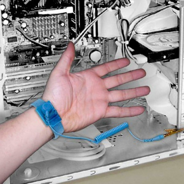 Antistatisk handledsrem Jordning Elektricitet Urladdning Esd Band Armband-kl. Men, men