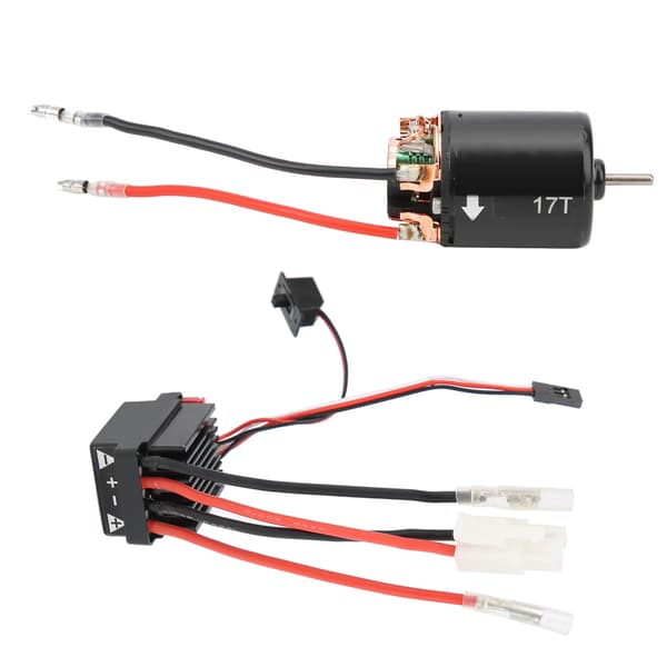 Universal 17T 540 Børstemotor 320A Børstet ESC Sæt Tilbehør Passer til 1/10 RC Bil