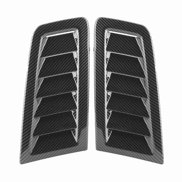 2 stk. universelle panserluftventiler motorpanser bildeler til Focus RS MK2 Style karbonfiberfarge