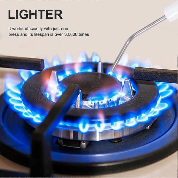 4 stk. propan push-type piezo tændingssæt ledning 30 cm til gasgrill