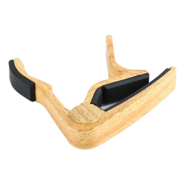 Gitarr Capo Aluminiumlegering Massivt Trä Akustisk Elgitarr Ukulele Stämklämma
