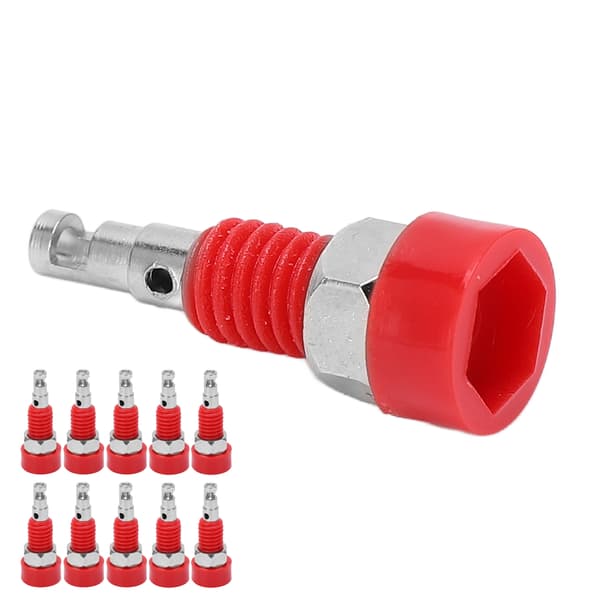 10st 2mm Banan Hona Jack Socket Kontakt Adapter Panel Mini Bindningsstolpe för Elektroniska Instrument