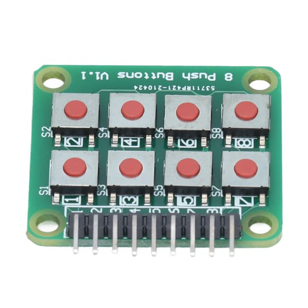 Knap Tastatur Modul Kort 2x4 Matrix 8 Tryk Mikro Switch til Single Chip Mikrocomputer