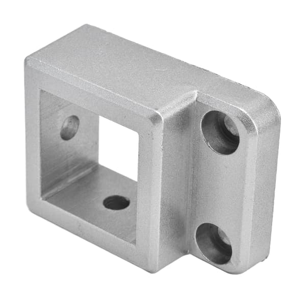 4040 Fast Base Aluminiumlegering Unidirektionel Hjørnefirkant Connector til Flangebaser