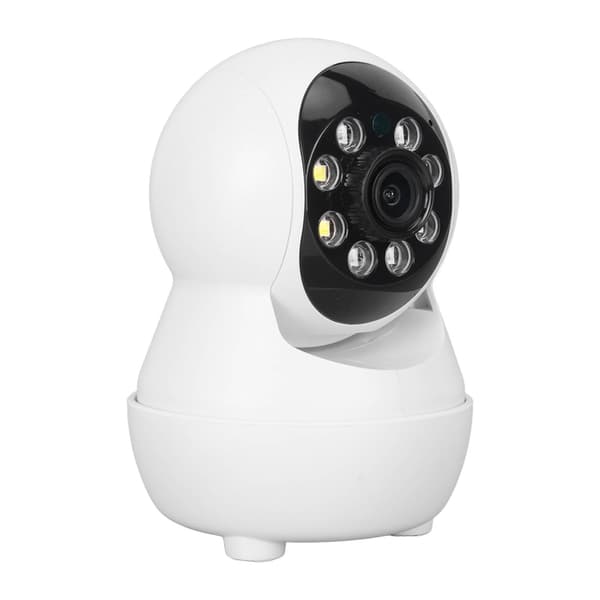Trådløst HD 1080P sikkerhetskamera med nattsyn, 2-veis intercom, WiFi CCTV for hjemmet W108B