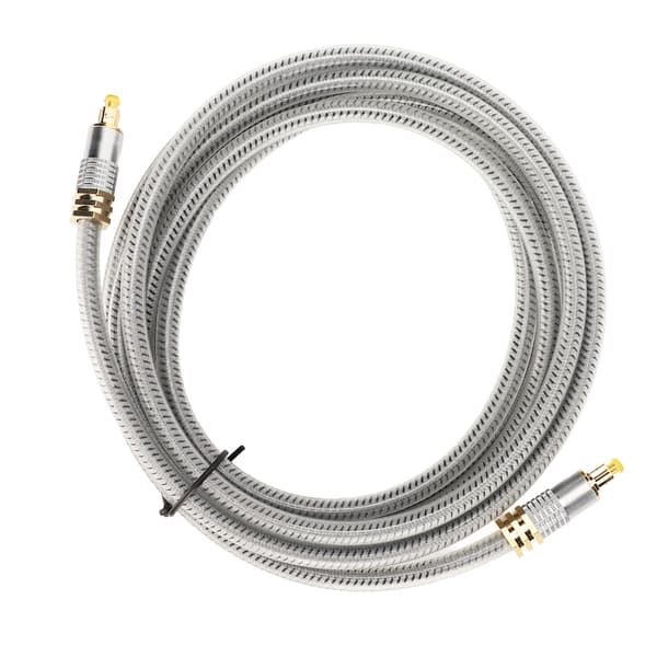 Professionel 24K forgyldt digital optisk fiberkabel 1 meter til DVD CD-afspiller TV Set Top Box