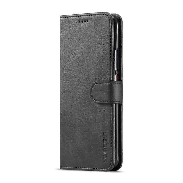 LC.IMEEKE Plånbok Läder Stativfodral för Mate 20 Pro Black