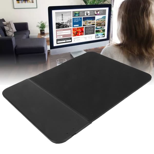 15W Multifunksjonell Lade Musematte - Liten Gummimatte med Telefonlader