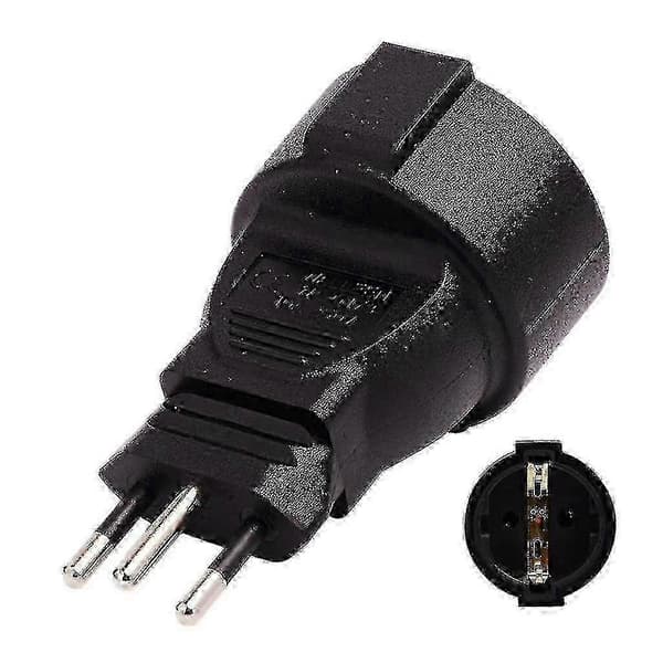 Sveitsisk hann til EU hunn strømadapter 3-pin 16A 250V-God