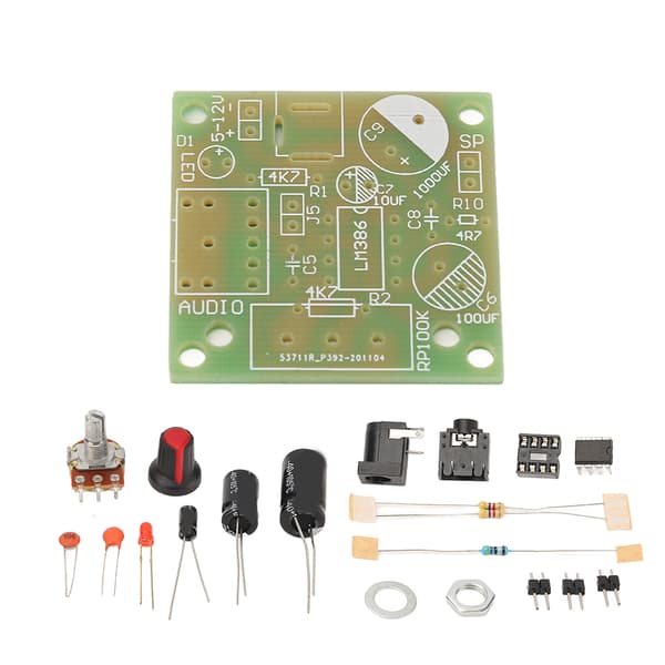 LM386 Audioforstærkersæt Super Mini Smart Elektronisk DIY Modulkort FR4-A PCB 3-12V