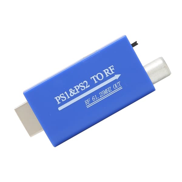 PS1 PS2 til RF Adapter TV RF Signal Konverter til TV Boks Netværksboks Spillekonsol