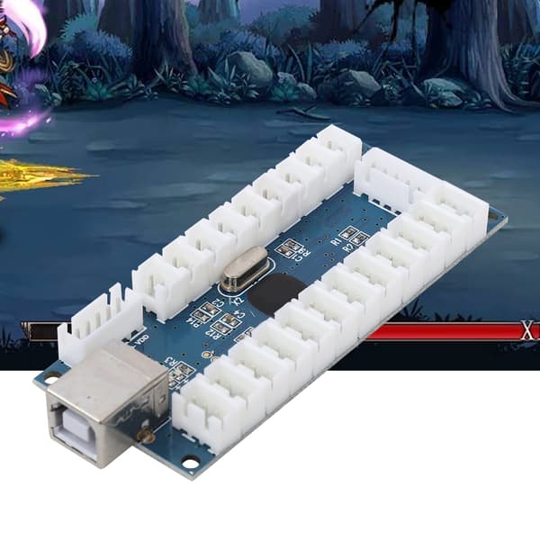 822B DIY Arkadjoystick Kit USB Amerikansk Stil Grön Fighting Speltillbehör