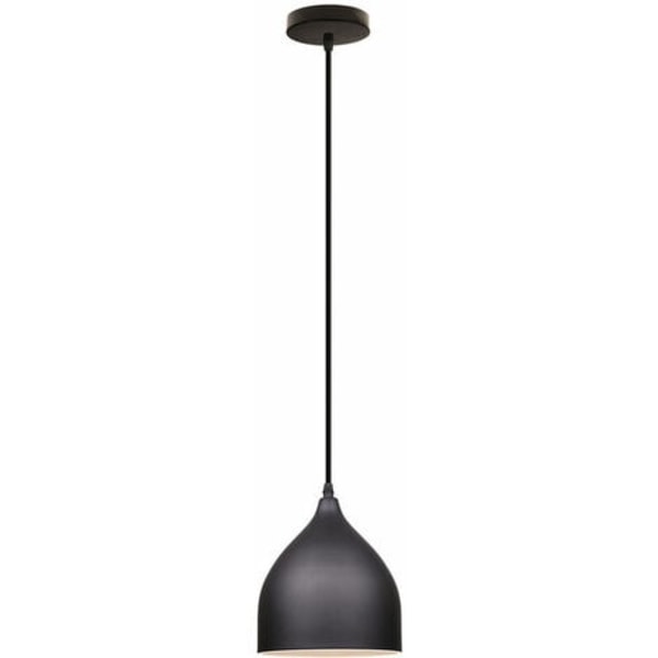 Modern Creative Wrought Iron Pendant Chandelier Adjustable Bedroom Living Room Decorative Pendant Lamp E27 - Black