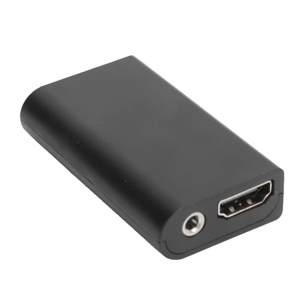 PS2 - HDMI-sovitinmuunnin 3,5 mm:n ääniliitännällä, musta