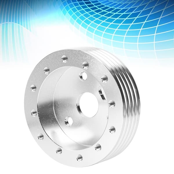 1in Aluminium Ratnav Spacer 5 6 Hul til 3 Hul Adapter Sølv