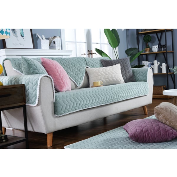 Moderni minimalistinen sohvatyyny, mukava pehmo cover(vihreä, 70*150),