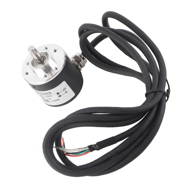 600P/R Magnetoelektrisk inkrementell roterende encoder 5V til 24V AB 2 fase 6mm aksel