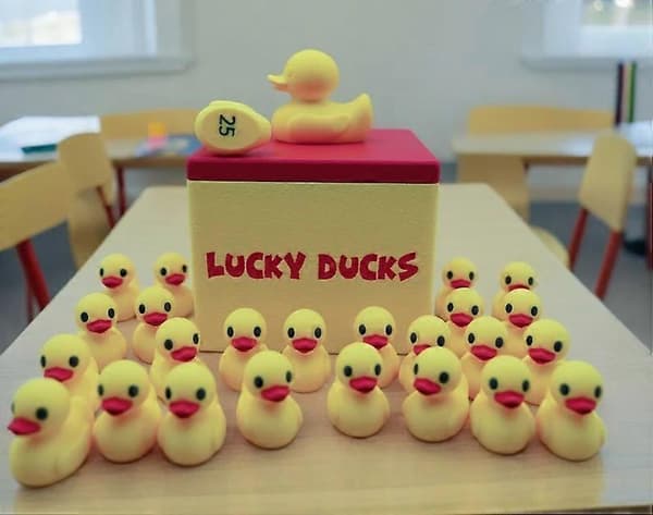 Klassrumshantering Lucky Ducks, 25 st Lucky Ducks Klassrumshanteringsverktyg 40 ducks