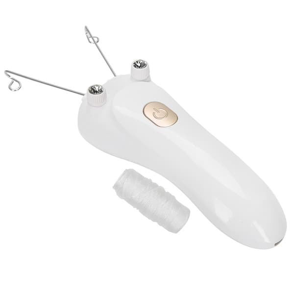 Elektrisk tråd-epilator hårfjerner USB-lading bomullstråd-epilator (vert bomullstråd USB-kabel) (gull)