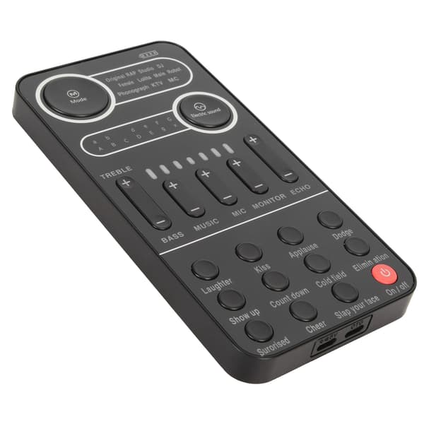 Bærbar Bluetooth 5.3 Stemmeforvrenger Multifunksjonelle Effekter Mini Live Lydkort for Gaming Livestreaming