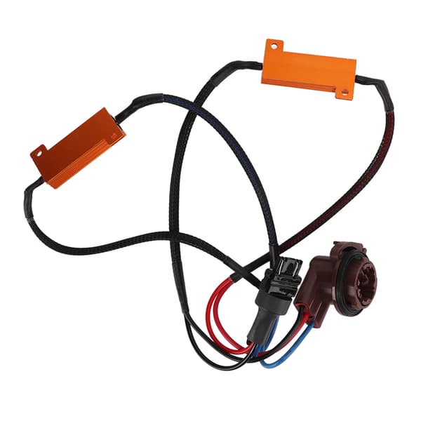2 stk. LED-modstand Dobbelt modstand Enkelt ledning 50W Medium effekt Nøjagtig dekodning LED-belastningsmodstande Adapter
