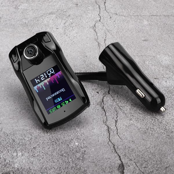 1,8 tommer TFT 360° Rotation Bil MP3-afspiller Oplader Trådløs FM39 Bluetooth-sender