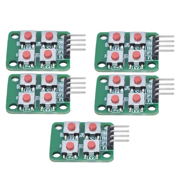 5 STK 2x2 Scan 4 Tastaturmodul Array Tastbryter Elektrisk Kontroll