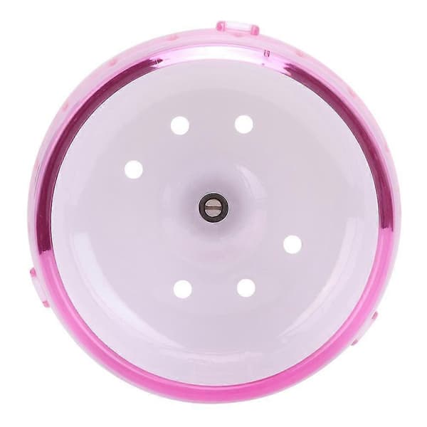 Plastic Super Silent Rolling Training Wheel Toy for Small Pets Hamster Guinea Pig Chinchilla Pink
