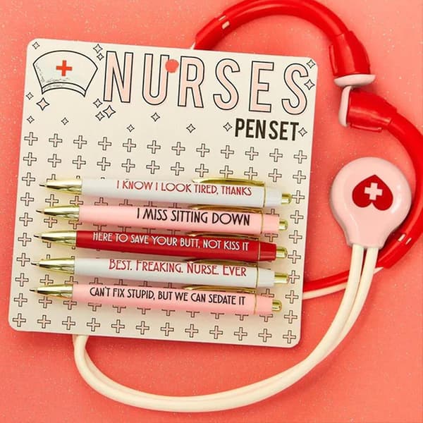 Funny Nurse Pens Set Nurse Ballpoint Pens