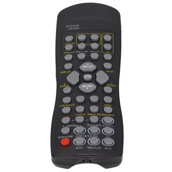 RAV22 WG70720 Erstatningsfjernkontroll for RXV340 RXV350 RXV357 RXV359 RXV420 DVD-mottaker