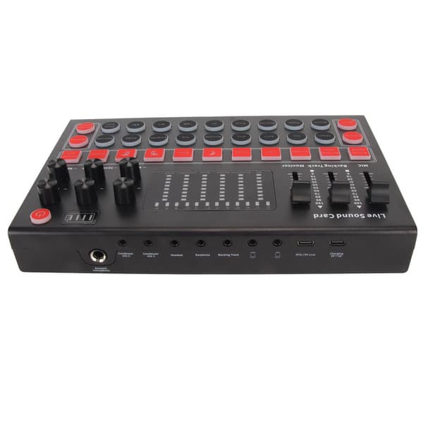 Live Lydkort 8 Lydeffekter 10 Spesialeffekter Bluetooth Støyreduksjon Diskant Bass Justerbar Mikser